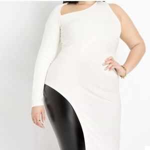 Eloquii One-Shoulder Top